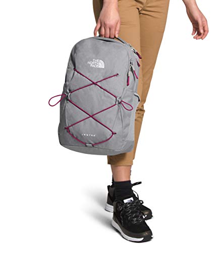 The North Face Women's Jester Backpack, Meld Grey Dark Heather/Dramatic Plum, One Size