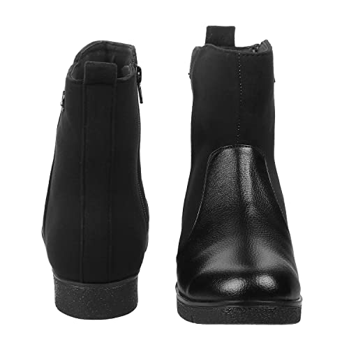 Image of Mochi Women Leather Ankle Boot