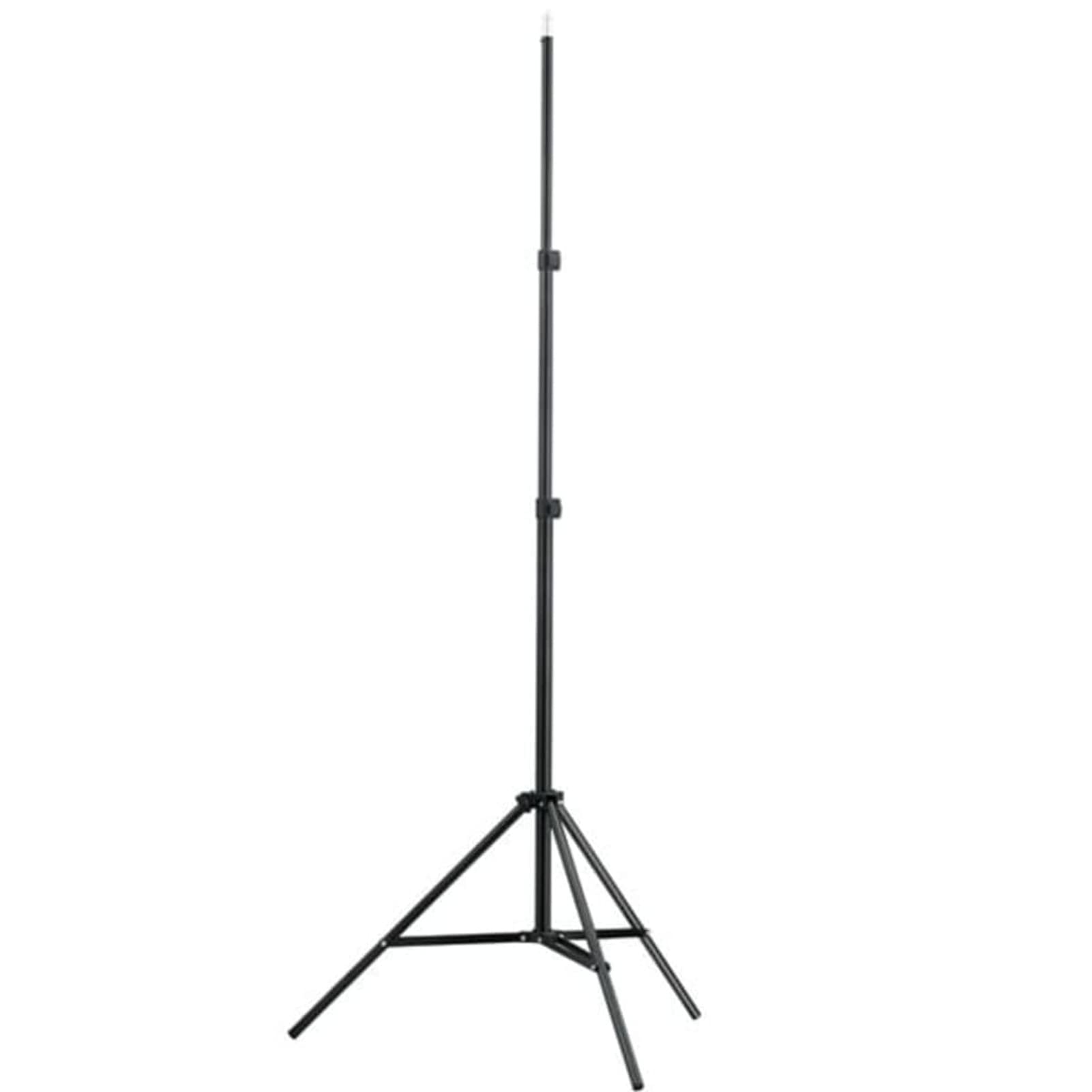 Brokky Stativo Fotografico Regolabile in Altezza 78-210 cm|Supporto per Illuminazione Fotografica in Alluminio per Foto in Studio ed Esterna,Regolabile, Portatile