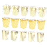 PERSELOSO 60個 ポップコーン用使い捨て紙製ボックス 映画館風デザイン 軽量持ち運び便利 パーティーやおやつ包装に フライドポテトやキャン