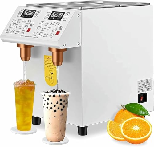 Dozownik fruktozy, 5 l, dwucylindrowy, komercyjny, ilościowy syrop cukrowy do herbaty i napojów