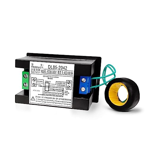 Voltmètre numérique CA et ampèremètre 220V 380V avec transformateur de courant split