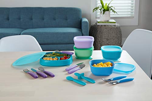 Nuk Stacking Bowl And Lid, Assorted Colors, 3 Pack, 4+ Months #TOP5