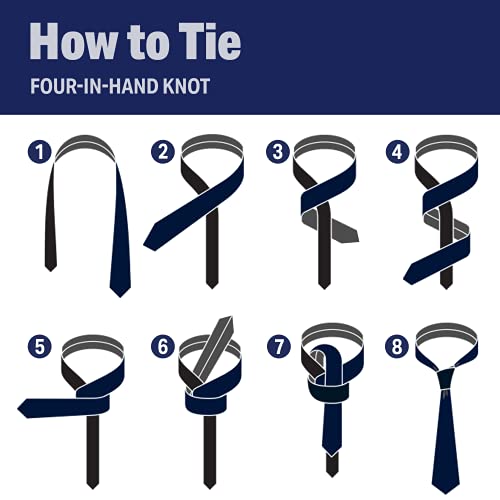 Image of Mens Ties - Formal Neckties for Men, Standard & Skinny Styles | Solid Color Ties for Men