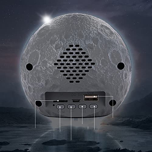 Haut-Parleur à Lévitation Magnétique D'astronaute, Lumière RGB, Réglage Tactile Surround à 360 Degrés pour Les Fêtards, Batterie au Lithium en...