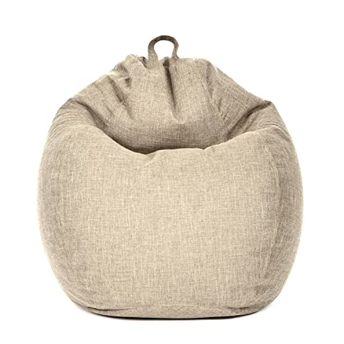 Green Bean Indoor XXL Sitzsack Home Linen mit 300 Liter mit EPS-Perlen Füllung - Kuschelig Weich...
