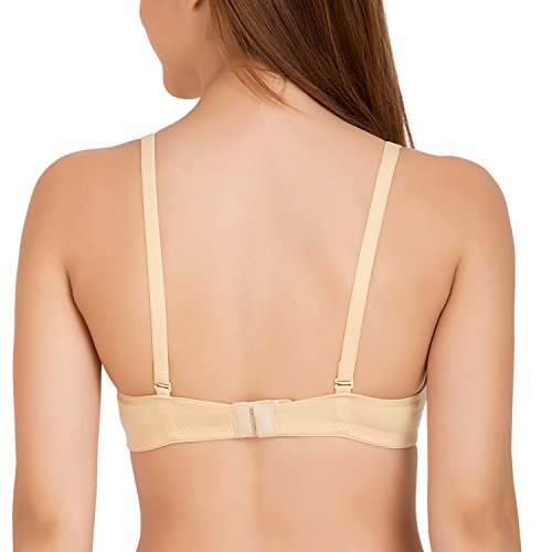 Image of Tweens - Medium Padded Cotton Rich Bra - Full Coverage, Seamless, Multiway Straps, Wirefree Everyday T-Shirt Bra (Pack of 2)