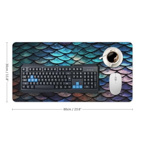 Pad para mouse grande en caucho con diseño escamas dragón miniatura 2