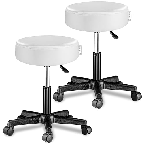 Taburetes Cocina Baratos Bajos Blanco Marca CASARIA