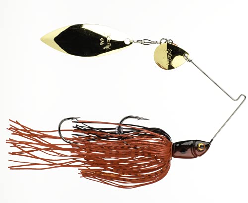 Strike King Premier Plus Spinnerbait Fishing Lure, Red Craw