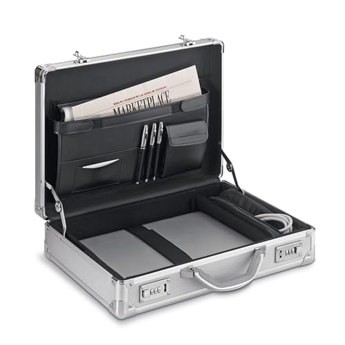 Solo New York AC100-10 Solo Fifth Avenue Aluminum Attaché Briefcase thumb #3