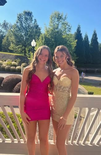 Short Homecoming Dresses for Teens Tight Lace Appliques Tulle Mini Prom Party Cocktail Gowns for Women4