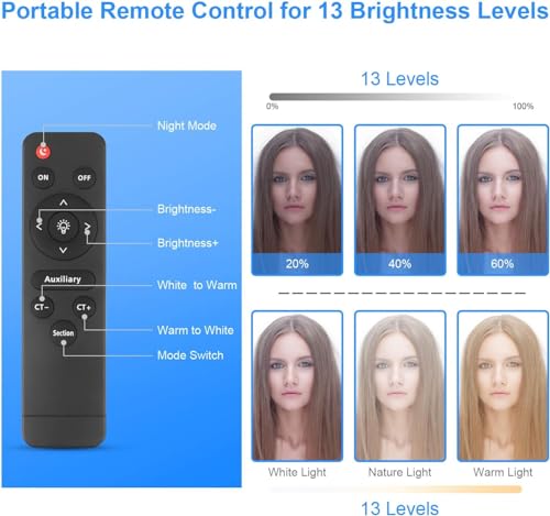 Image of FKU PL 48 INCH LED Lighting Panel with Remote for Photography Light Control for Live Stream Video Photo Lamp (32 INCH LED Panel Light)