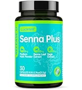 Senna Plus 15-Day Cleanse - Gentle Gut Cleanse Detox for Women &amp; Men with Senna, Cascara Sagrada,...
