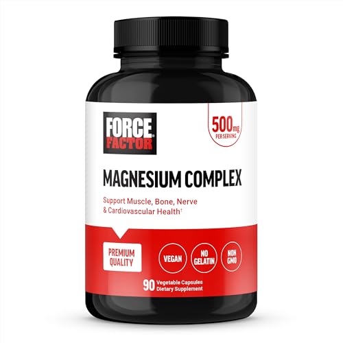 Force Factor Magnesium Complex 500 mg 90 Vegetable Capsules