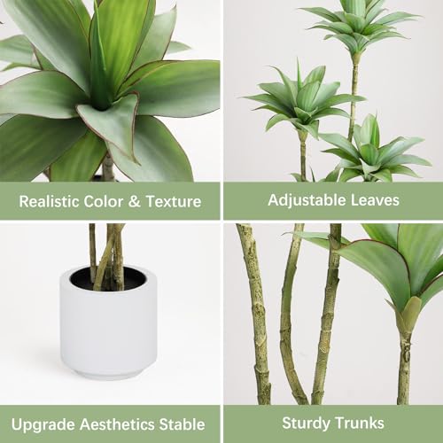 Artificial-Trees-51-Ft-Water-Lilies-with-5-Heads-Potted-Faux-Floor-Plants-for-Living-Room-Decor-Fake-Silk-Plants-for-Home-Decor-Indoor-Office-Garden-Outdoor-Tree Artificial Trees 51 Ft Water Lilies with 5 Heads Potted Faux Floor Plants for Living Room Decor Fake Silk Plants for Home Decor Indoor Office Garden Outdoor Tree