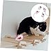 FRCOLOR 6pcs Plush Mouse Cat Chewing Toy Interactive Kitten Playthings Compact Treat Toys for Teething and Engaging Indoor Fun Soft Design for
