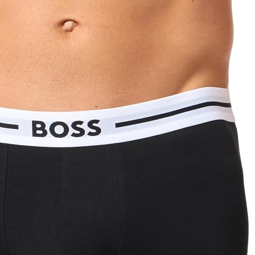 BOSS Men's 3-Pack Bold Logo Cotton Stretch Boxer Briefs4