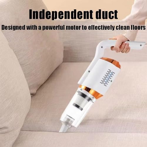 Image of PRARAMBH 120W Cordless Handheld Vacuum Cleaner - 2-in-1 Portable Wireless Vacuum with 7500Pa Powerful Suction, Lightweight Stick Cleaner for Home, Car, Office, Pet Hair & Carpet (1 Pc)