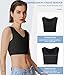 Rolewpy Chest Binder for Transgender FTM Women Binder Bra Tomboy Breast Binder Tank Top Black