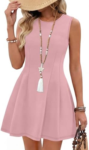 OFEEFAN Summer Dresses for Women 2026 Elegant Cocktail Short Dres...