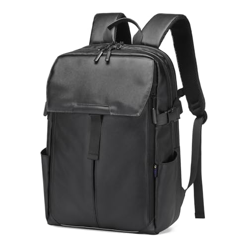 Expandable Laptop Backpack for Men & Women - Business, Travel & Gym Bag with Ball Compartment, Water-Resistant