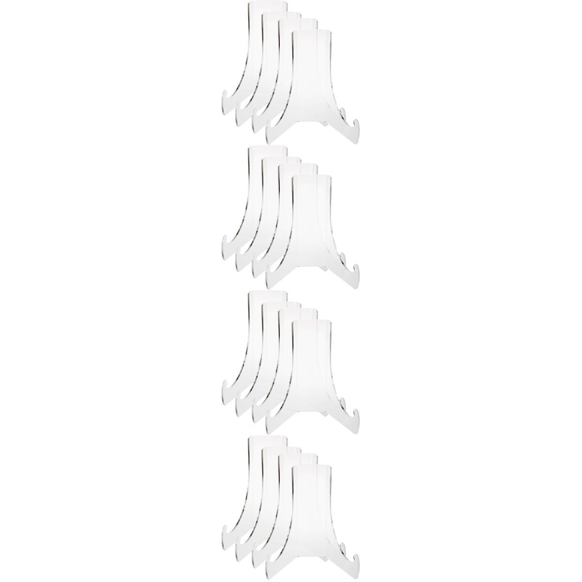 TOPBATHY 4 Set di Supporto per Espositore per Biglietti da Visita Supporto per Foto Cavalletto per Decorazioni 4 Pezzi*4
