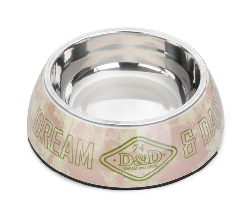 Europet Bernina International Melamine-Bowl D & D X-Fade, 0,45 l, 17,5 x 17,5 x 7 cm, Color marrón