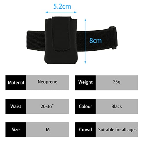 Image of Insulin Pump Holder Waist Belt-Compatible With T:Slim X2-Adjustable Diabetic Pump Case-Diabetic Insulin Pump Belts Armband For Adults&Kids-Diabetic Pouch Belt For Sports(M Waist)
