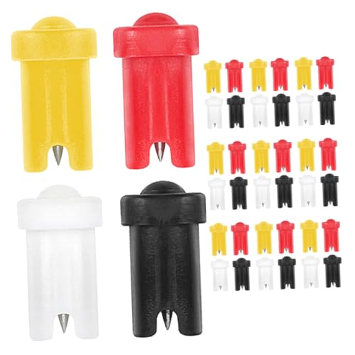 Beavorty Glue Bottle Pin Set 40pcs Lash Glue Replacement Tips Nozzle Needles Prevent Blocking Perfect for Daily Use