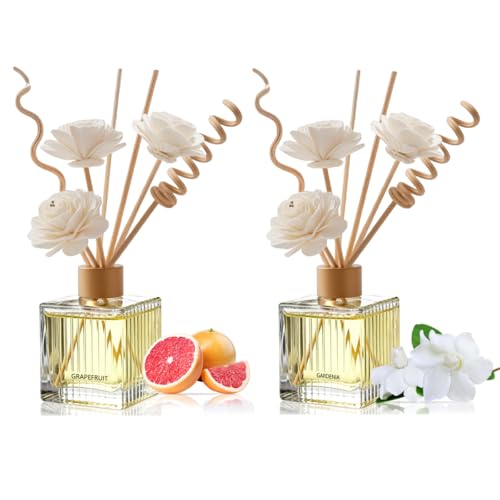 Difusor aroma Gardenia y Pomelo 2 botellas 200 ml miniatura 1