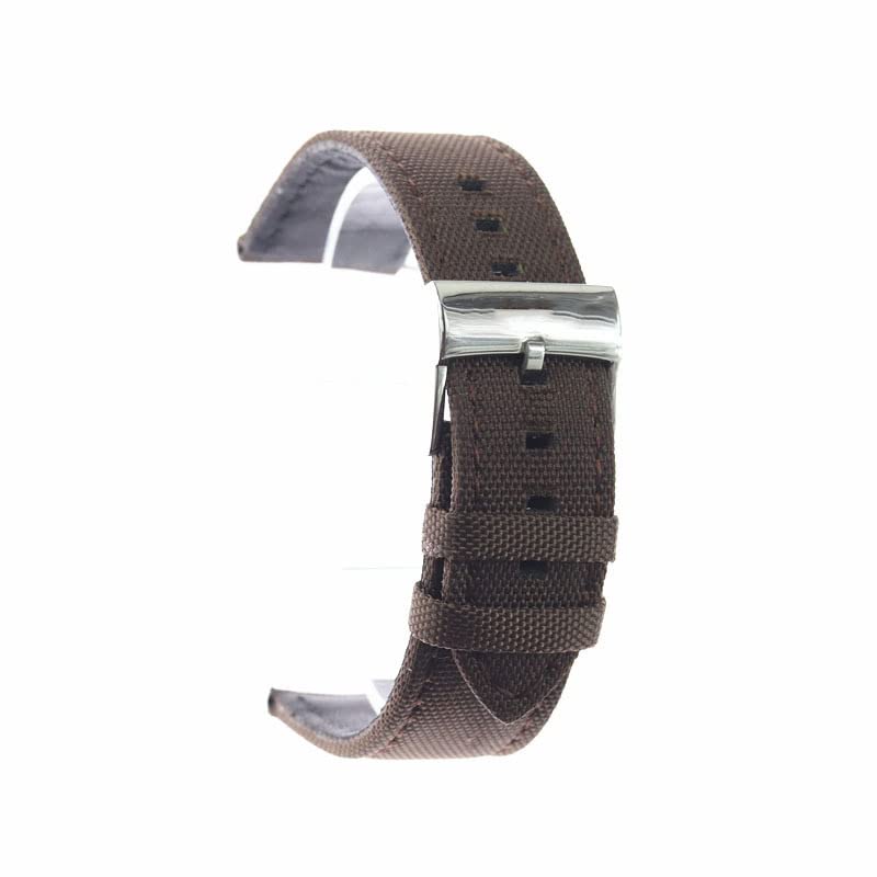 Boucle en nylon 22 mm solide anti-rayures pour montre connectée et sport