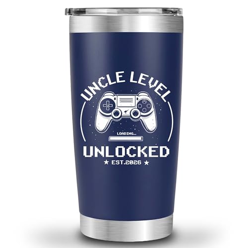 Catálogo para Comprar On-line cilindros dia del padre más recomendados. 43 FUNITZ Uncle Level - Vaso desbloqueado de 20 onzas, regalos de tíos, cumpleaños, embarazo anuncio, regalo de bebé para promocionado a tío 2026, You Going to Be an Unkie -...