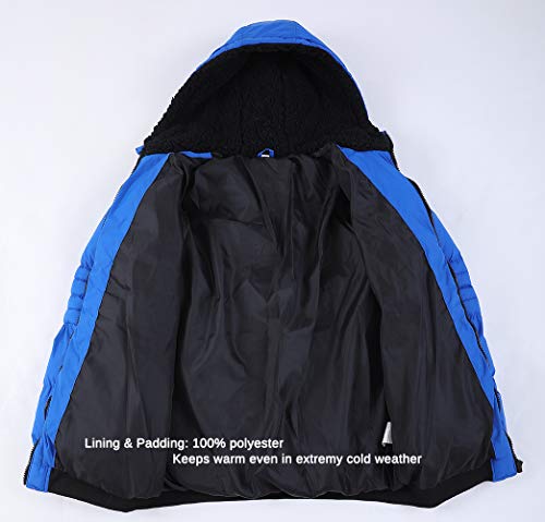 SNOW DREAMS Boys Spring Winter Coat Waterproof Puffer Fall Jacket Hooded Warm for Kids Outerwear Parka3