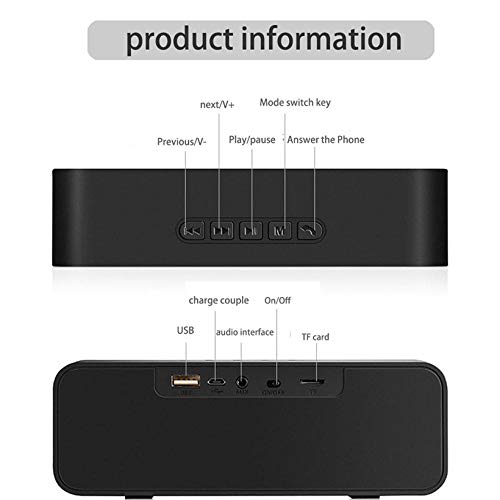Mini enceinte Bluetooth portable pour bureau et sorties nomades - 5