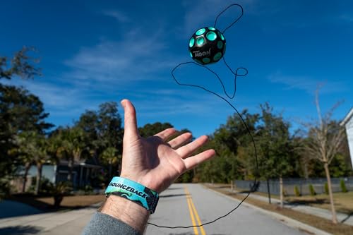 Waboba Bounceback x Returning Moon Ball - Leicht zu Greifen, Blau - (60 mm), Einheitsgröße