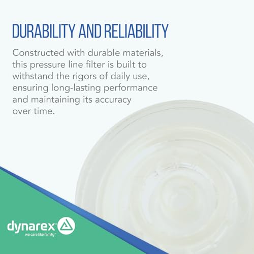 Image of Dynarex 33087 Oxygen CO2 Pressure Line Filter, Pack of 50