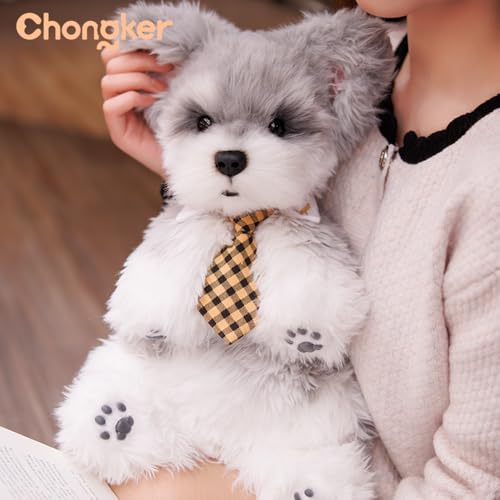 Image of Chongker Dog Shaped Backpack, Handmade Realistic Stuffed Animals Backpack, Cute Dog Plush Bag