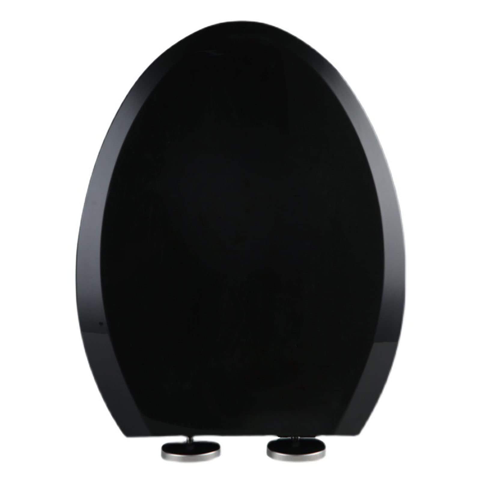 Sedile WC universale nero con coperchio Soft Close