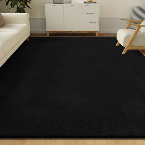 Tapete Lavable 3x5 Pies Negro miniatura 2