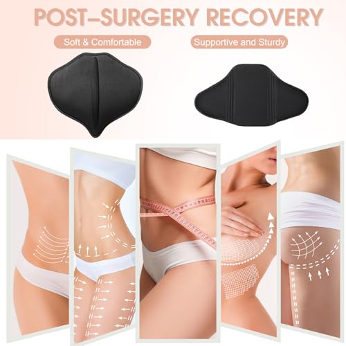 Image of TrelaCo 2 Pcs Abdominal Compression Board AB Board Tummy Tuck Recovery Must Haves Foam Boards for Lipo Recovery Lipo Foam Back Board Abdominal Board for BBL & Liposuction Recovery, 2 Styles