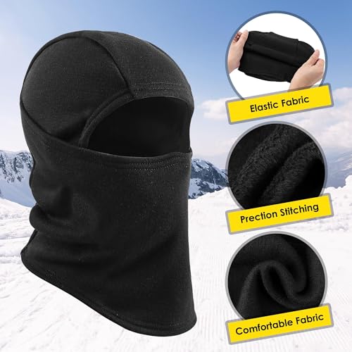 Ski Mask Balaclava for Kids Cold Weather Warm and Winter Windproof Fleece Caps Boys Girls Full Face Mask 2 Packs4
