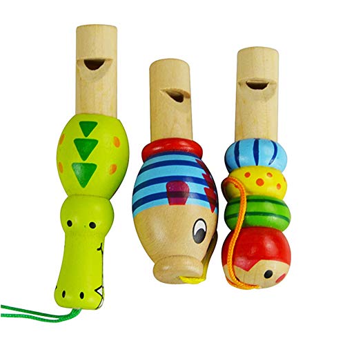 Baby Kids Flute Toys Dier Houten Fluitje Speelgoed Baby Mini Educatief Muziek Instrument Gift Kleurrijke Speelgoed Voor… - Image 6