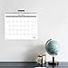 Nekmit 2023-2024 Academic Yearly Monthly Wall Calendar, Wirebound Calendar Planner for Home Schooling Office Plan & Study, Ruled Blocks, 15 x 12, Black