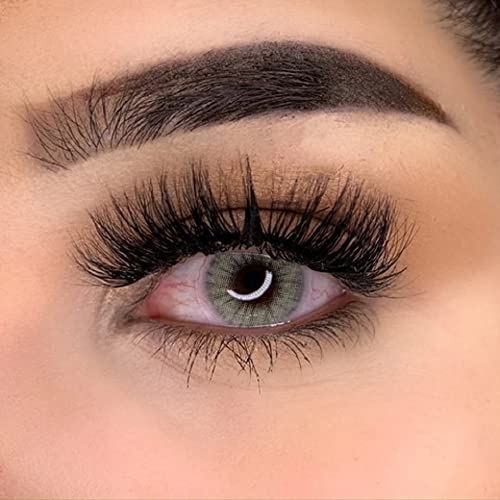 MYSALENS® Lentilles De Contact De Couleur Hidrocor Quartz très haute opacité sans correction Cover