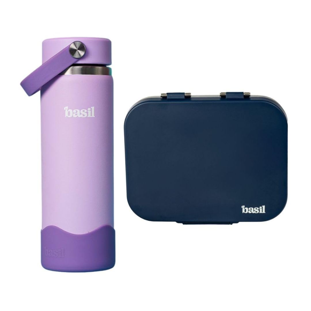 Basil Bento Quad Plus Indigo Zen & Lilac Rush 600 Bottle Combo