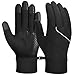 Produktbild OKIDSO Warme Winterhandschuhe Fahrradhandschuhe Touchscreen Handschuhe Laufhandschuhe für Damen und Herren Schwarz