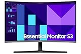 Samsung 32-inch FHD Black Curved Screen Monitor with 100 Hz Refresh Rate, Game Mode, Eye Saver Mode, Multiple connectivity - (LS32D390GANXZA) [Canada Version](2025)