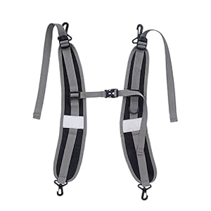 AGHGTG Rucksack-Brustgurt, verstellbar, reflektierend, gepolstert