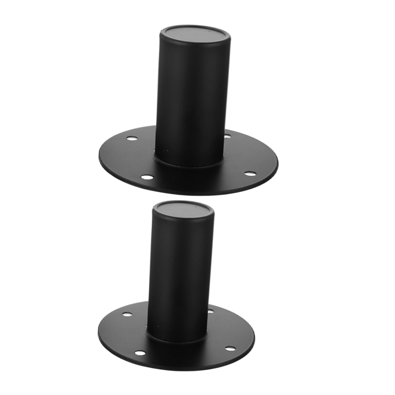 BESPORTBLE 2pcs Iron Base Speaker Mount Bracket for Bookshelf Home Monitor Stand